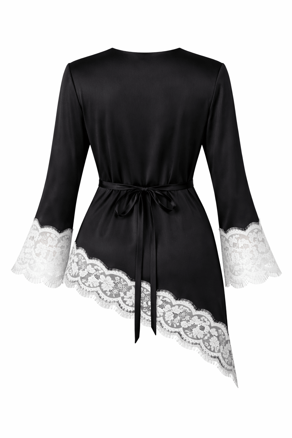 Top en dentelle AURELIA - Noir