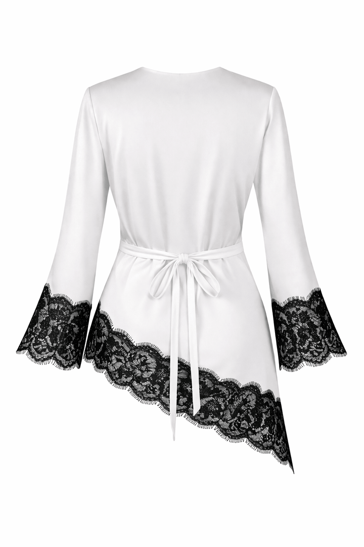 Top en dentelle AURELIA – Blanc
