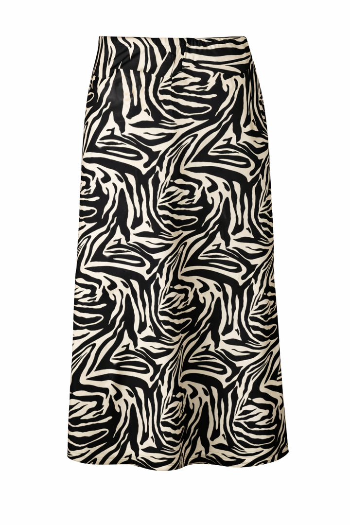 ZAYNA – Zebra Satin Skirt