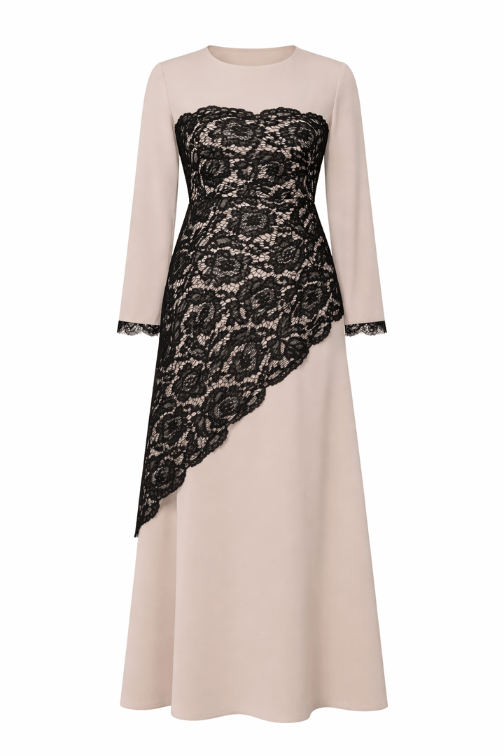 Robe ÉLARA - Taupe