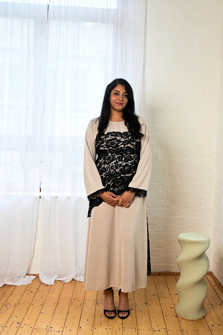 Robe ÉLARA - Taupe