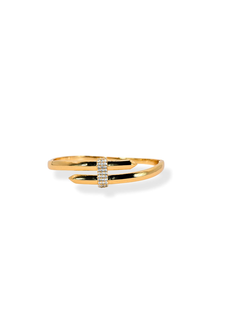 Golden Grip - Armreif und Ring Set