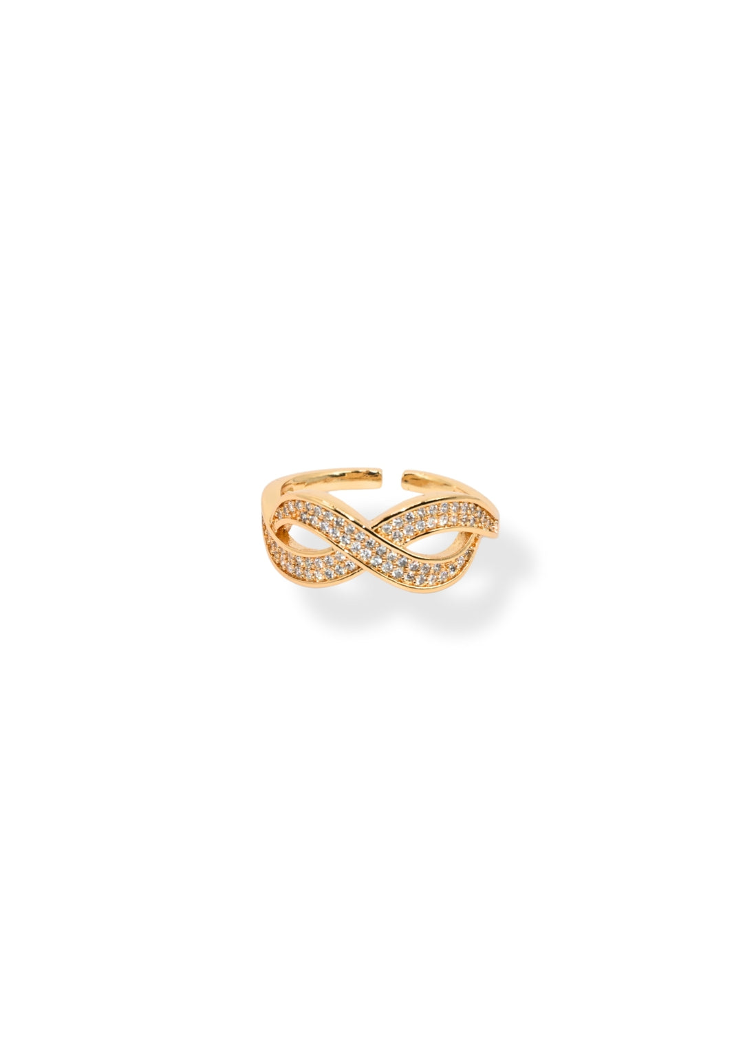 Golden Infinity - Armreif und Ring Set