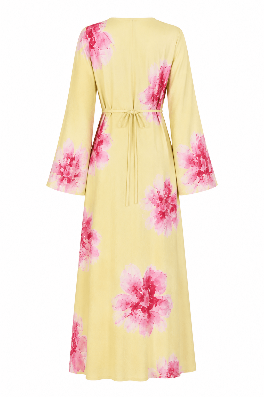 LAMAYA - Butteryellow Floral Dress