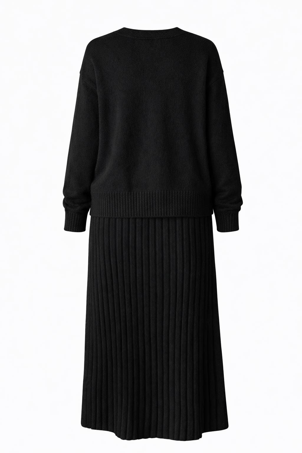 MARISA – Cozy Elegantes Strick-Set in Schwarz